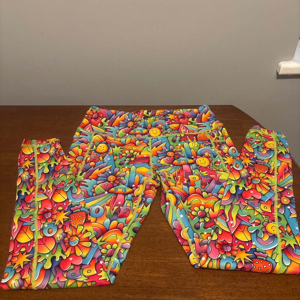 CVG Peace and Love full length leggings